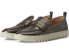 Vionic Uptown Leather Penny Loafers in Gunmetal