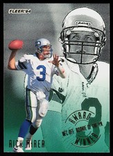 1994 Fleer Rick Mirer #2 FOOTBALL CARD Seattle Seahawks Award Winners
