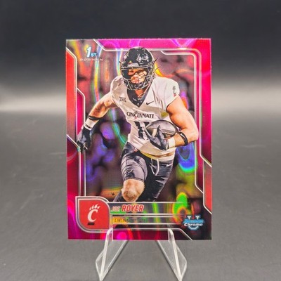 2025 Bowman U Chrome Joe Royer 1st Pink Lava Refractor #120 Cincinnati