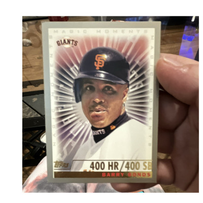 Topps 2000 Magic Moments Barry Bonds 400 HR/400 SB #476 San Francisco Giants