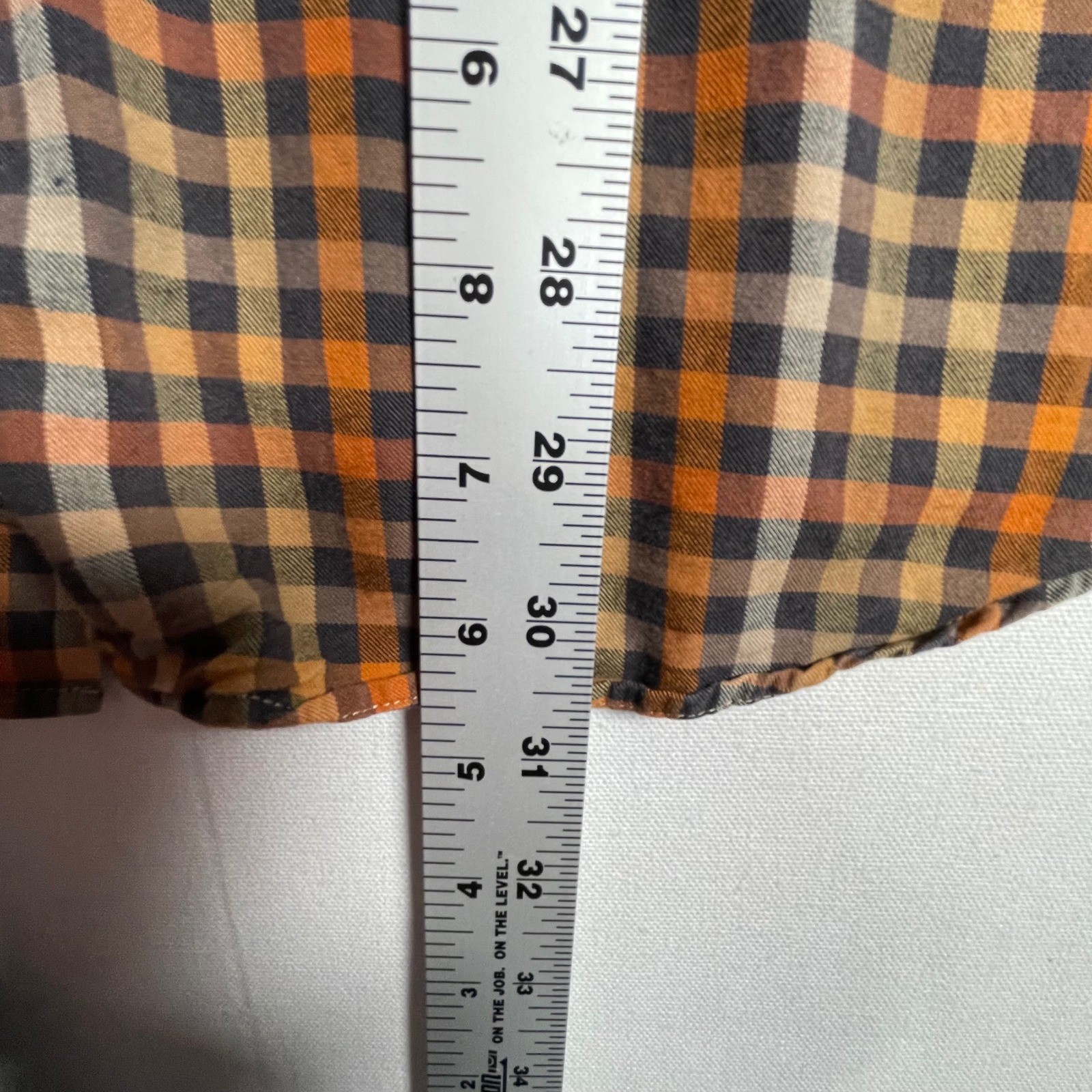 Scott Barber Plaid Button Down Long Sleeve Cotton Shirt Casual Large Lot of 2