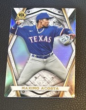 2022 Bowman Chrome Maximo Acosta Invicta Insert #BI-7 Texas Rangers