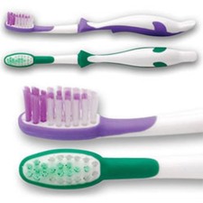 SmileGoods 72/Box soft child toothbrushes flat ergonomic handle assorted colors