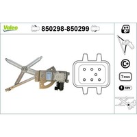 1X Fensterheber Valeo 850298 Passend FüR Opel