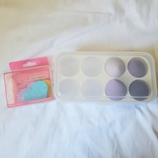 Makeup Blender Beauty Sponge Soft Puffs 7 piece Multi Pack Set with Storage Case