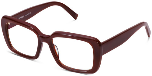 Warby Parker Ketty Eyeglasses Frames Amarena Wide 53-18-140 mm NWT*