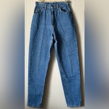 Vintage Rivet Lee 80's High Waist Tapered Leg Mom Jeans Size 10L
