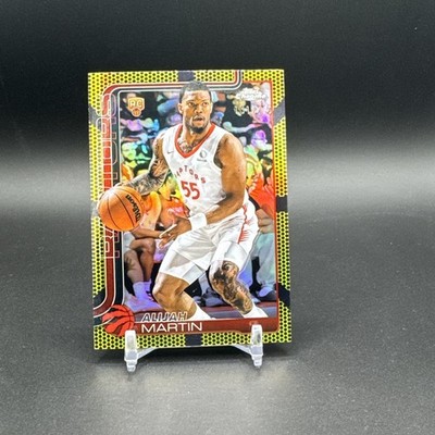 2025-26 NBA Alijah Martin RC Yellow Basketball /275 Topps Chrome
