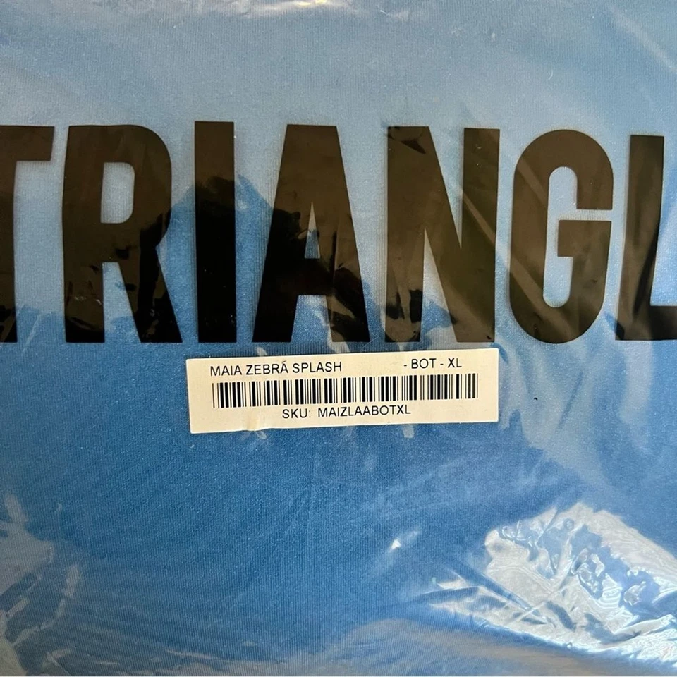 Nuevo Traje de Baño Triángulo Maia Zebra Splash Bikini Pantalones de Natación Foto 3 de 3