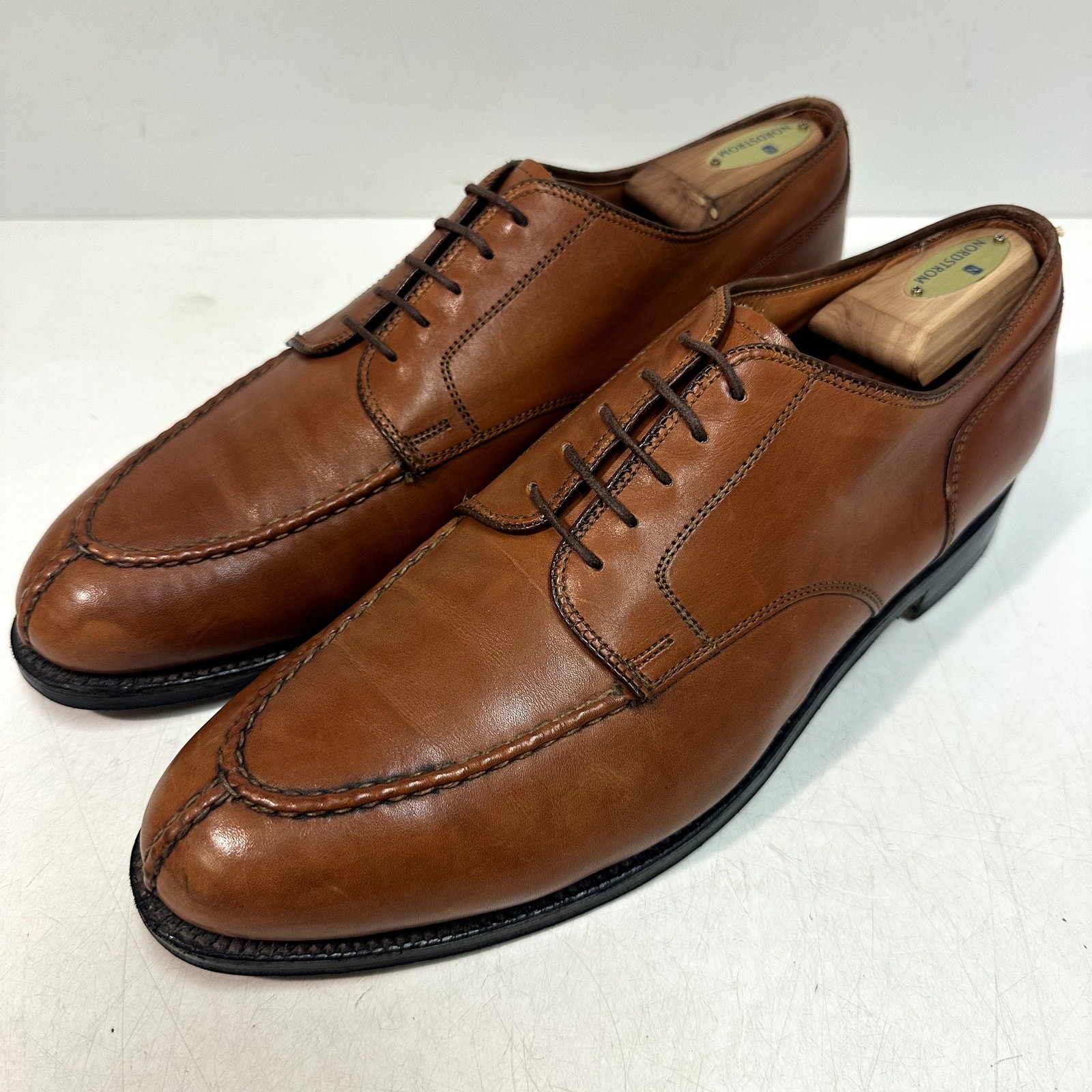 Alden 962 Burnished Tan Calfskin Norwegian Front Blucher