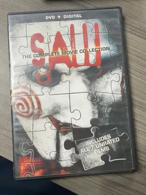 Saw Complete Movie Collection DVD 1-7 All 7 Unrated Films 4 Disc Lionsgate