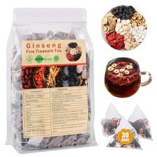Kidney Tea 30 Bags Ginseng Six Treasure Tea Formula Traditional Chinese Herba...
