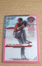 2025 Panini Prospect Edition - Alex Clemmey #101 Pink Velocity Prizm /79 (RC)