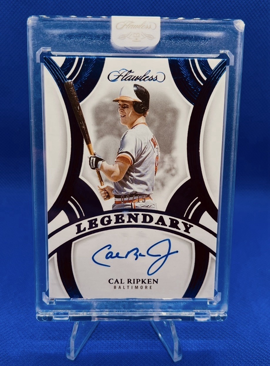 Panini 2025 Flawless Legendary Signatures Auto Cal Ripken Orioles #LS-CR 02/15 view 1