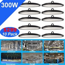 High Bay Led Shop Lights 300Watt 10Pack Warehouse Industrial Commercial Workshop