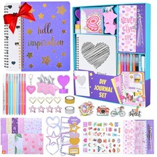 DIY Journal Kit For Girls 8-14 Back to School Supplies Middle High Birthday Gift