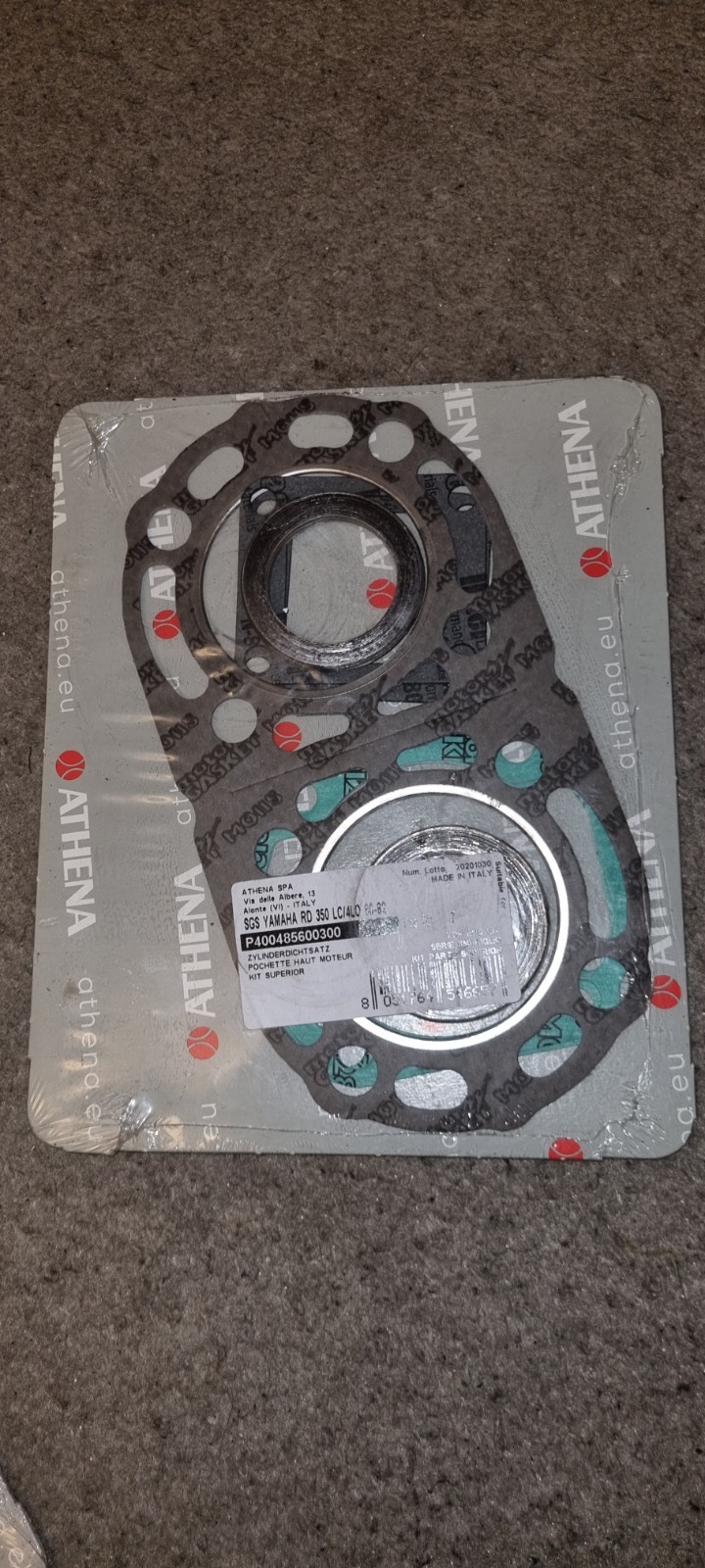 Gasket Set Topend Athena Fits Yamaha RD350 LC 1980 - 1982  4L0