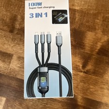 3 In 1 Super Fast Charging Cable