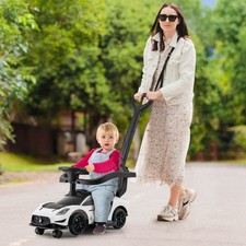 3-in-1 Ride on Push Car Maserati Licensed Foot to Floor Kids Sliding Walking Car