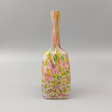 Clichy confetti glass vase circa 19th century Victorian French Decorative Vase