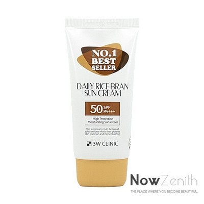 3W CLINIC Daily Rice Bran Sun Cream 70mL (SPF50+ PA+++)