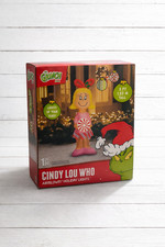 DR. SEUSS' THE GRINCH 5 FT CINDY LOU WHO Christmas Airblown Yard Inflatable -NEW