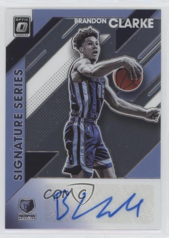 2019-20 Panini Donruss Optic Signature Series Brandon Clarke #SS-BCL Auto py5