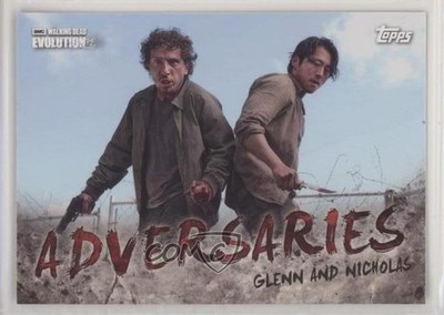 2017 Topps The Walking Dead Evolution Adversaries Glenn vs Nicholas #AD-5 0b5