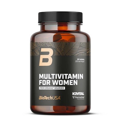 (208,72 EUR/kg) Biotech USA Multivitamin for Woman Organic 60 Tabletten