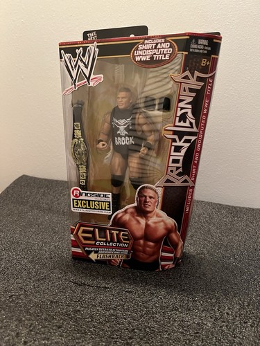 WWE 2013 Mattel Brock Lesnar Elite Ringside Exclusive Figure Flashback RSC NEW - Picture 12 of 16