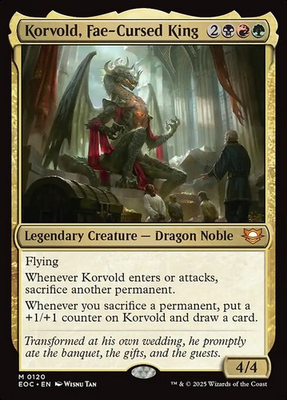 #ad Korvold Fae Cursed King 120 M Normal EOC MTG NM $2.04