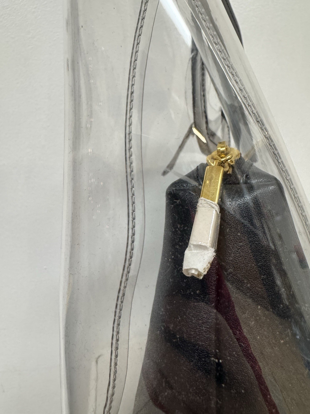 STAUD Clear Tote with Black Pouch — image 5
