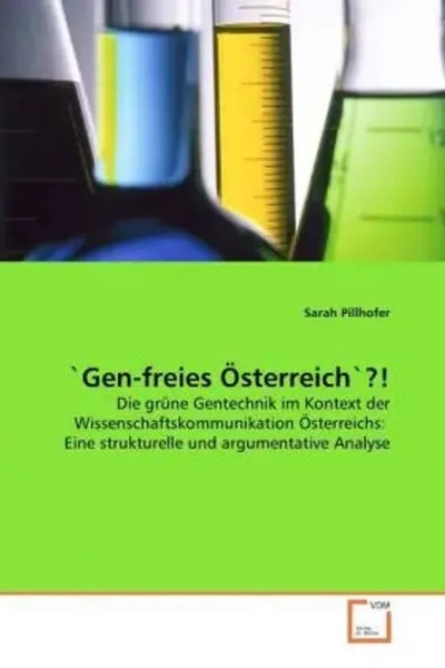 `Gen-Freies ÖSterreich`?! Sarah Pillhofer Taschenbuch Deutsch Ean 9783639068061-image