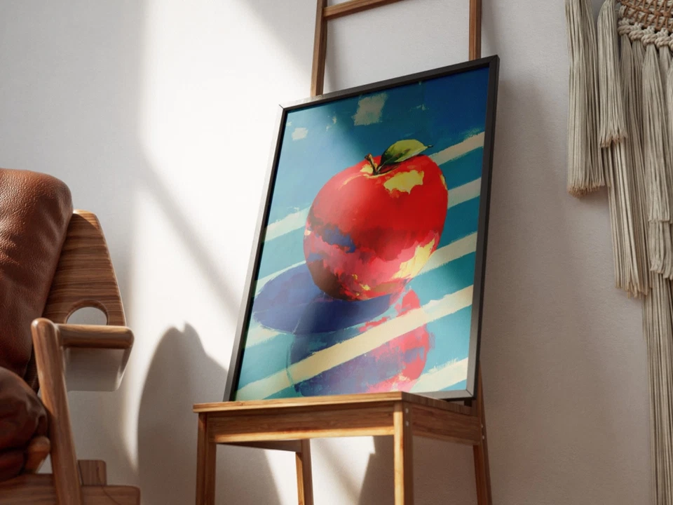 🍎 Sara Cwynar Apple on Sky II Inspired Artwork | Giclee Print 1/25 Sig COA V8 - Image 3 of 4