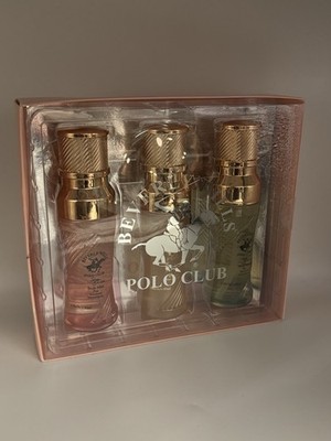 Beverly Hills Polo Club Perfume Trio Set - Pink, Cream, Green