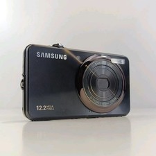 Samsung ST45 12.2MP Compact Digital Camera Black Tested Working Read Description