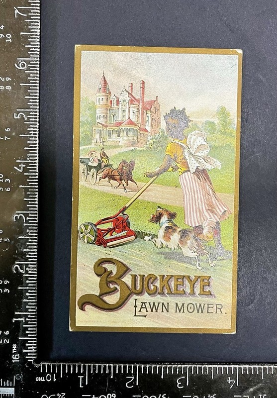 BUCKEYE LAWN MOWER TRADE CARD