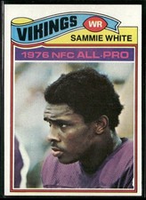 1977 Topps All-Pro Sammy White Rookie Card #340 ~ NM-MT ~. rookie card picture