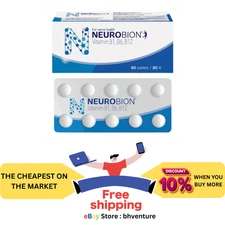 60 Tablets Neurobion Vitamin B1, B6, B12 for Numbness, Tingling & Nerve Relief