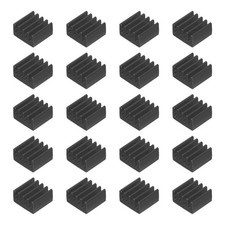 20Pcs 9x9x5mm Heatsink Aluminum Radiator Heat Sink Black