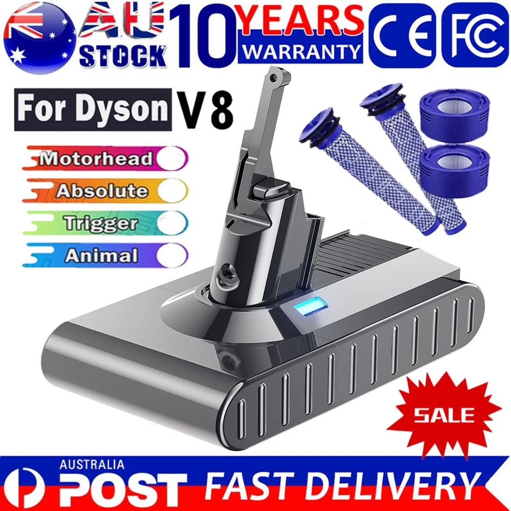 Replacement for DYSON V8 Battery Cordless Vacuum Cleaner V8 SV10 Absolute Animal