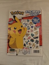 Pokemon Puffy Stickers plus Coloring Activity Book