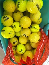 YELLOW range golf balls Yellow Grade AA/AAA Mix of brands. Free Shipping.AKA  