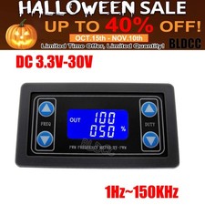 1Hz-150KHz 3.3V-30V XY-PWM Signal Generator PWM Pulse Frequency Meter Adjustable