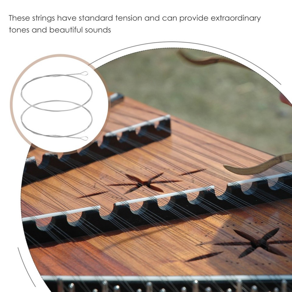 4 Count Sturdy Dulcimer String Strings for Stringed Instrument Parts | eBay