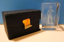 Pisapapeles Miguel Ángel DAVID 3D láser grabado cubo de cristal