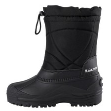 Knixmax Men's Winter Boots Waterproof Snow Boots Warm Hiking Boots Outdoor Boots