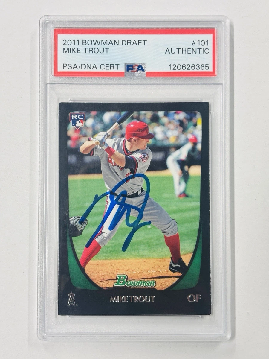 Mike Trout Professional Sports Authenticator (PSA) Baseball Sports