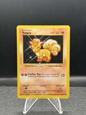 Pokemon Card - Vulpix 068/102 Base Set - Shadowless - MP