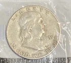 1951-S BEN FRANKLIN HALF DOLLAR 90% SILVER Littleton Package Sealed